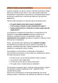 Appunti di tecnologia dei materiali