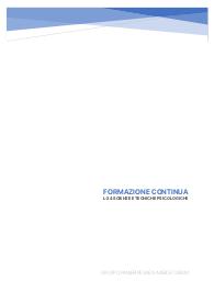 Paniere completo e aggiornato di Formazione Continua L24