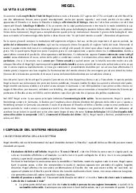 Hegel riassunto +appunti