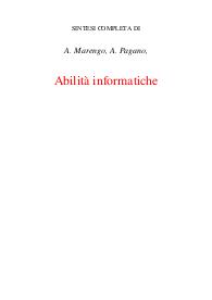Abilità informatiche Corso