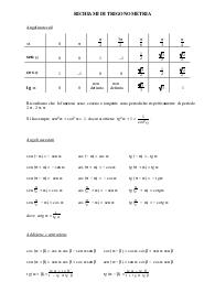 schema di trigonometria
