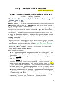 Principi contabili e Bilancio di Esercizio