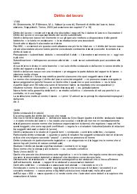 appunti di diritto del lavoro