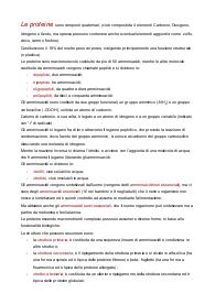 Appunti su le Proteine