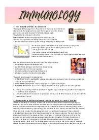 Dispense di Immunologia