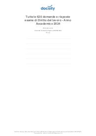 DIRITTO DEL LAVORO 2024/2025