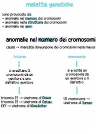 appunti sulle malattie genetiche