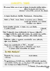 Appunti letteratura Italiana - Saba e Montale