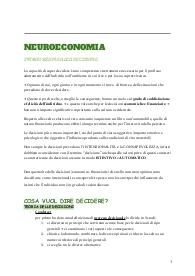 Riassunto libro + slide integrate di neuroeconomia
