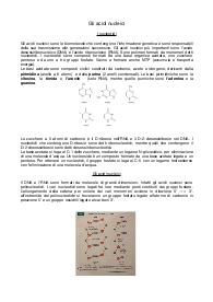 Chimica: acidi nucleici