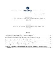 G4 - GESTIONE DELLE CURE PALLIATIVE E DELLA TERAPIA DEL DOLORE - paniere svolto e spiegato