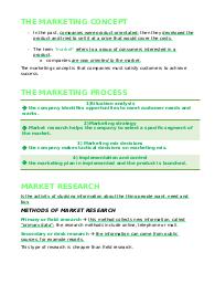 il marketing in inglese
