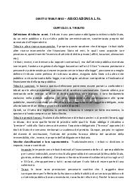 Riassunto di diritto tributario