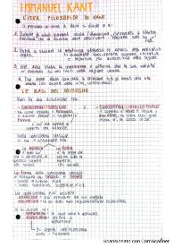 FILOSOFIA DI IMMANUEL KANT