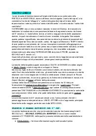 Riassunto del capitolo "Il teatro greco"