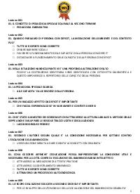 Paniere PEDAGOGIA SPECIALE CILIL Università Ecampus