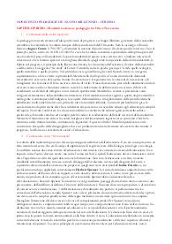Riassunto di Novecento Pedagogico e Nuovo Millennio di Chiosso