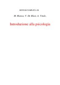Introduzione alla psicologia H.