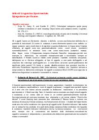 Linguistica sperimentale