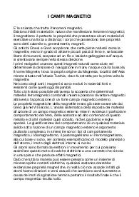I Campi Magnetici, Fisica