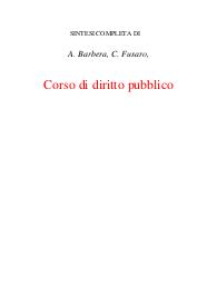 Corso di diritto pubblico completo