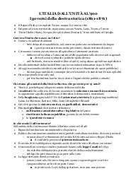 La destra e sinistra storica in Italia