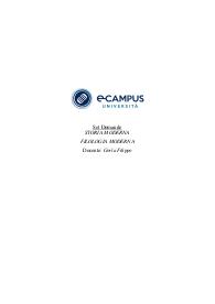 Paniere Storia Moderna Ecampus - Prof Gorla Filippo