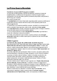 La Prima Guerra Mondiale - 5 superiore