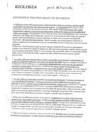 Biologia per test medicina/professioni