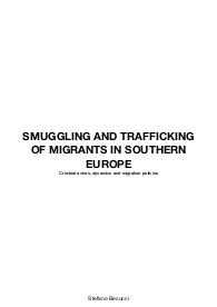 Riassunto del manuale “Smuggling and trafficking”