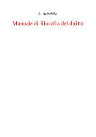 Cammini di filosofia del diritto - Luisa Avitabile