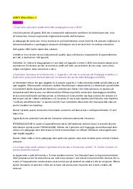 APERTE PEDAGOGIA GENERALE E SOCIALE PROF PELLEGRINI SVOLTE DA SIMONE