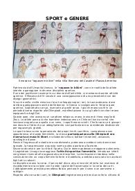 le donne nello sport