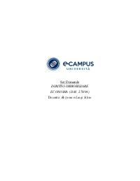 Paniere DIRITTO IMMOBILIARE, Prof REZZONICO, ECAMPUS - Risposte Chiuse e Aperte