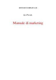 Manuale di marketing economico