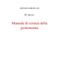 Manuale di sicurezza alimentare