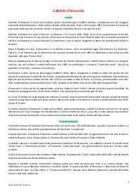 Gabriele D'Annunzio Riassunto per Maturità