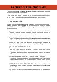 STORIA 5^LICEO: SPIEGAZIONE COMPLETA DELLA PRIMA GUERRA MONDIALE