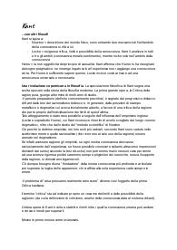 Riassunti su Kant, Fichte, Shelling, Hegel e Feuerbach