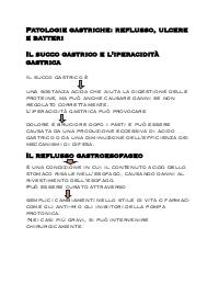 patologie gastriche
