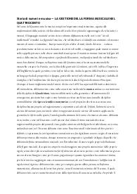 Riassunto di storia della musica, prof Carrozzo, Conservatorio G. Martucci Salerno