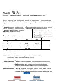 Statistica 1° Parziale Bocconi
