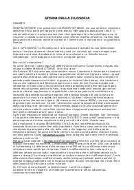 appunti storia della filosofia