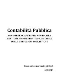 CONCORSO DSGA - Contabilità pubblica con riferimento alle istituzioni scolastiche - EDISES