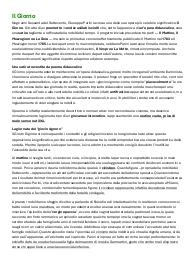 Appunti "Il giorno" di Giuseppe Parini - Letteratura