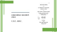 Lezione simulata concorso scuola 2023 cdc a12