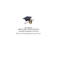Paniere DIRITTO DELL UNIONE EUROPEA Ecampus