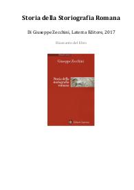 Riassunto del libro “Storia della Storiografia Romana” di G. Zecchini