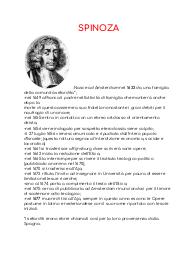 Riassunti Spinoza