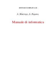 Manuale di informatica corso